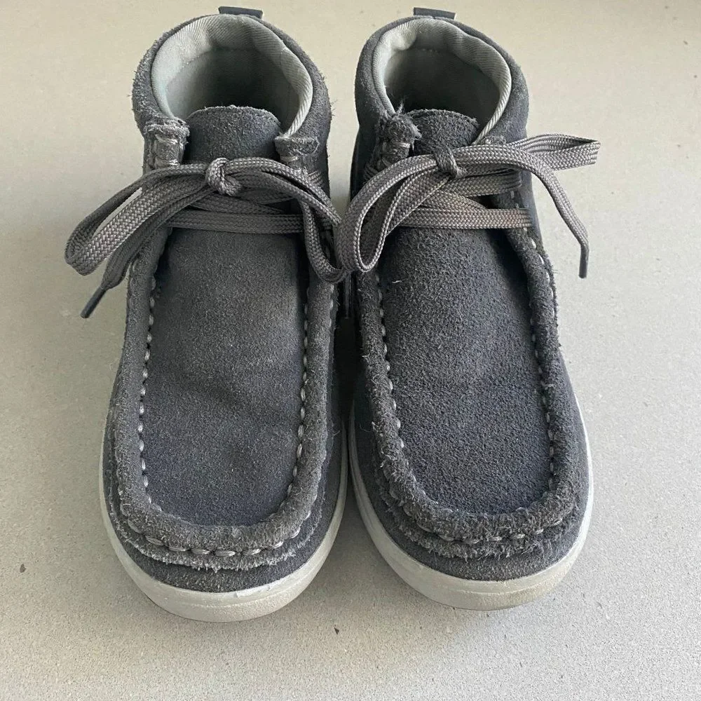 Stride Rite Boy's Size 12  Kids Brennon Gray Sneaker Boot Fall